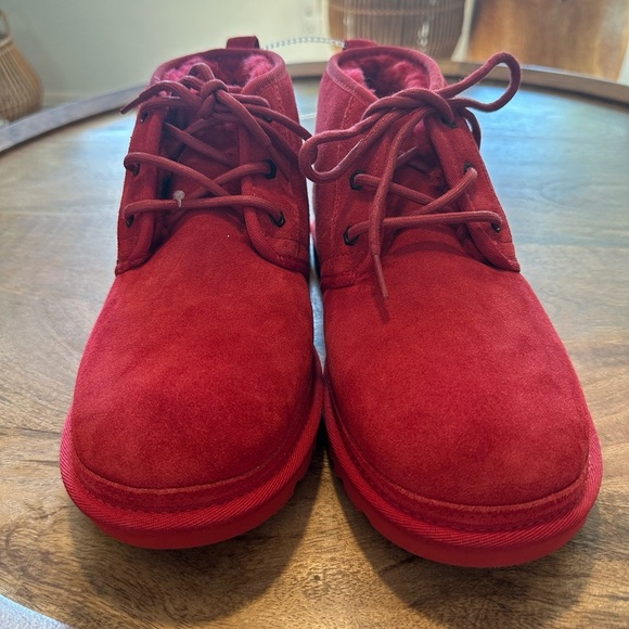 UGG Other - NEW no box Red Suede UGG Neumal Chukka Boots (unisex)
